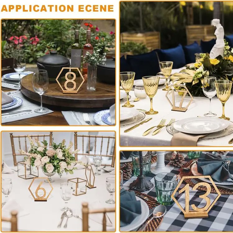 YuQigift's tweet image. New product ideas 2023 wholesale luxury custom engraved wooden table numbers for wedding

alibaba.com/product-detail…

#desktopnumberplates #customnumberplates #weddingnumberplates #woodennumberplates