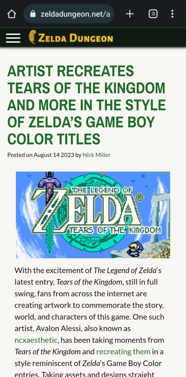 Ayyoooo 🔥⚡️✌️✨️🎉
<a href="/ZeldaDungeon/">Zelda Dungeon</a>