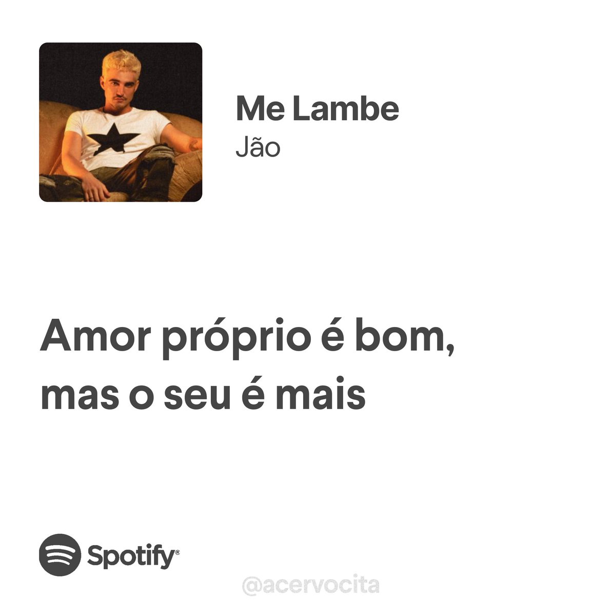 actrendy's tweet image. JÃO SUPER - ME LAMBE
