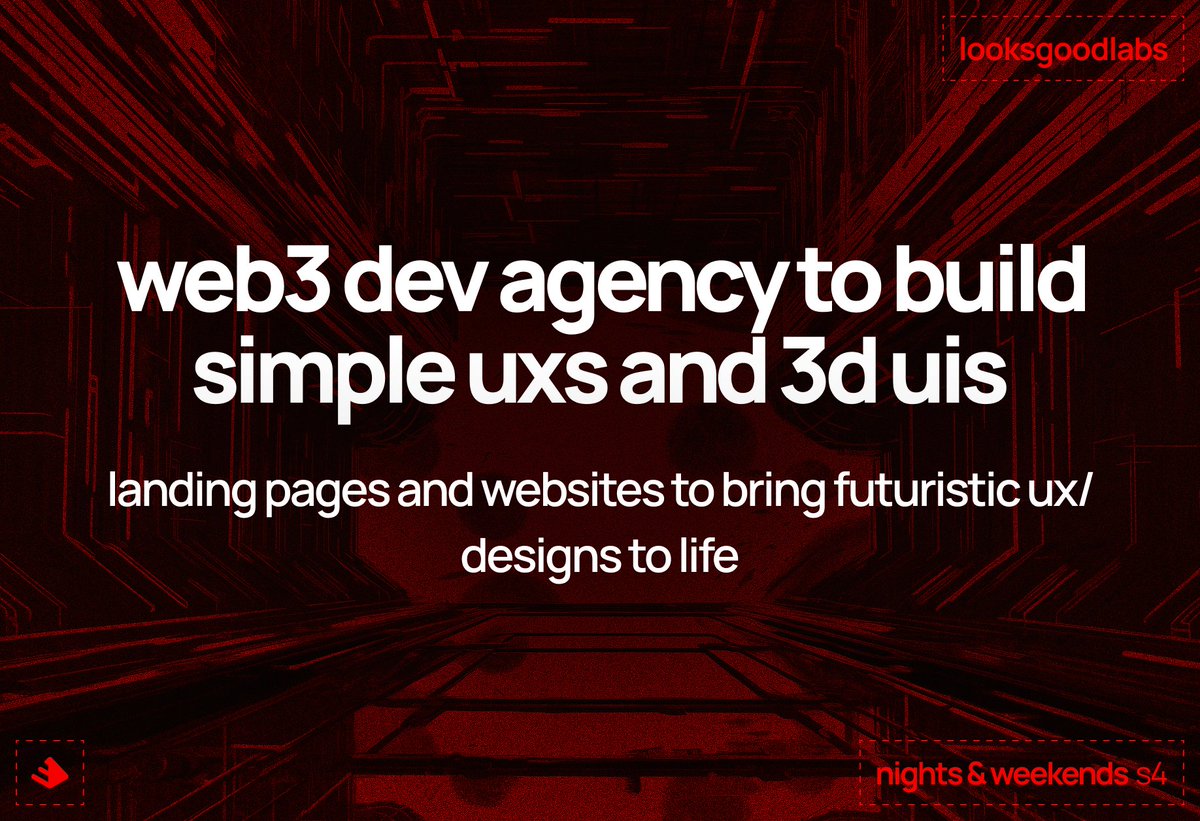 lydohNFT's tweet photo. dev agency with a focus on web3/3D
cc @_buildspace @_nightsweekends https://t.co/EIHY6L0sx7
