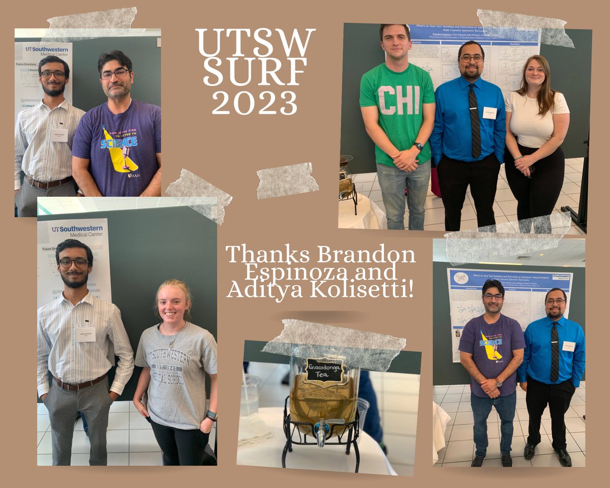 TambarLab (@tambarlab) on Twitter photo Thanks Brandon Espinoza and Aditya Kolisetti for a great summer of research in the UTSW SURF Program! <a href="/ADiaz_PhD/">Dr. Arnaldo Díaz</a> <a href="/UTSWedu/">UT Southwestern Education</a> <a href="/UTSWGradSchool/">UTSW Graduate School of Biomedical Sciences</a> <a href="/UTSWNews/">UTSW Media Relations</a> <a href="/UTSWScience/">UTSW Science</a> Thanks Brandon Espinoza and Aditya Kolisetti for a great summer of research in the UTSW SURF Program! <a href="/ADiaz_PhD/">Dr. Arnaldo Díaz</a> <a href="/UTSWedu/">UT Southwestern Education</a> <a href="/UTSWGradSchool/">UTSW Graduate School of Biomedical Sciences</a> <a href="/UTSWNews/">UTSW Media Relations</a> <a href="/UTSWScience/">UTSW Science</a>