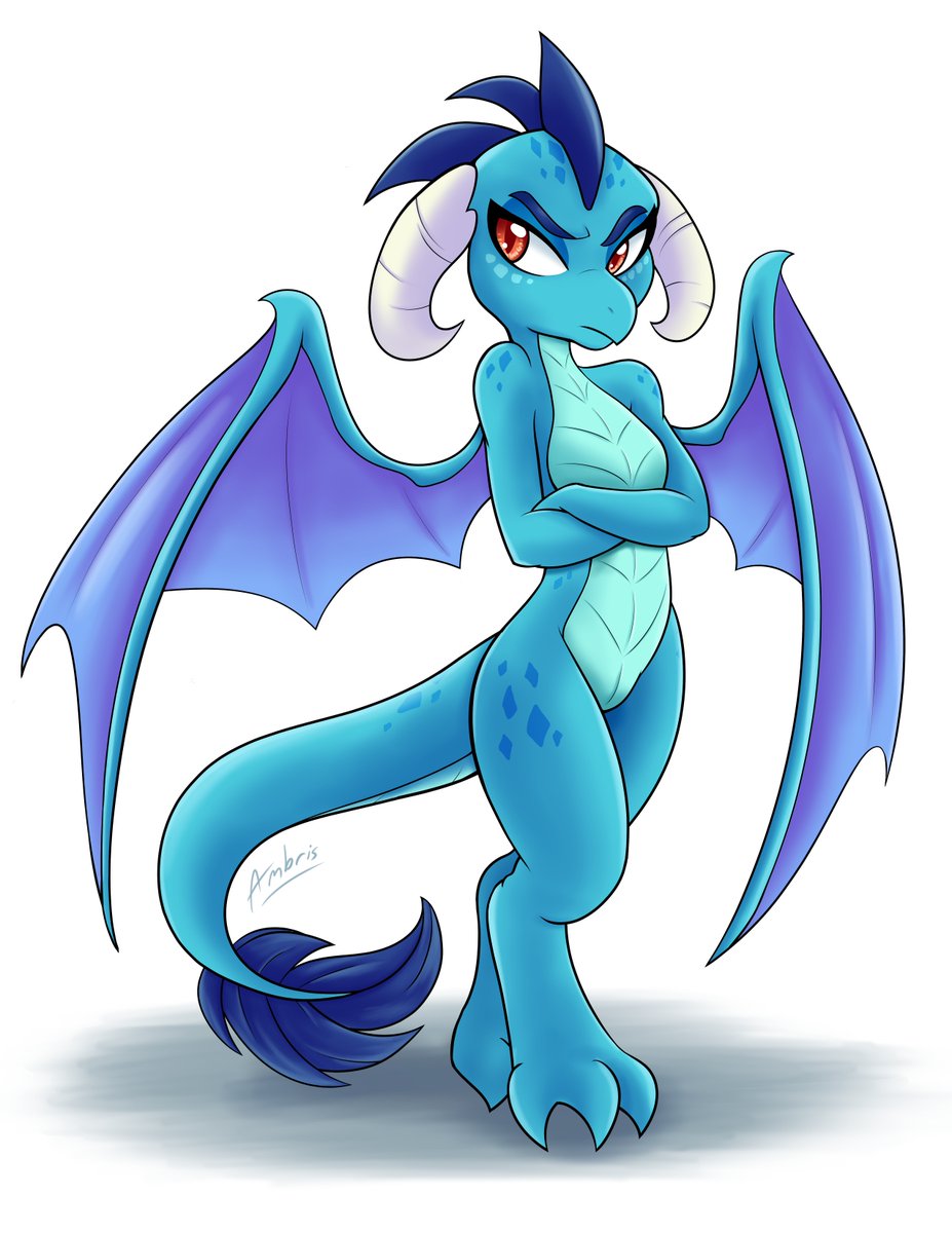 Ember really has one of the better dragon designs.
Artwork is by <a href="/Ambris_Art/">Ambris</a>!
derpibooru.org/images/1134797