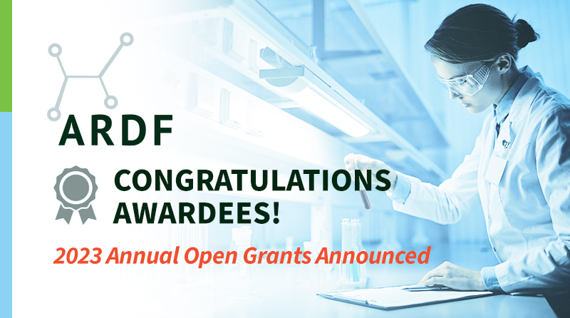 Congratulations to the recipients of the 2023 Annual Open Grants! News release here: ardf-online.org/pdf/2023_Annua… List and abstracts here: ardf-online.org/ardf-grants.ht…