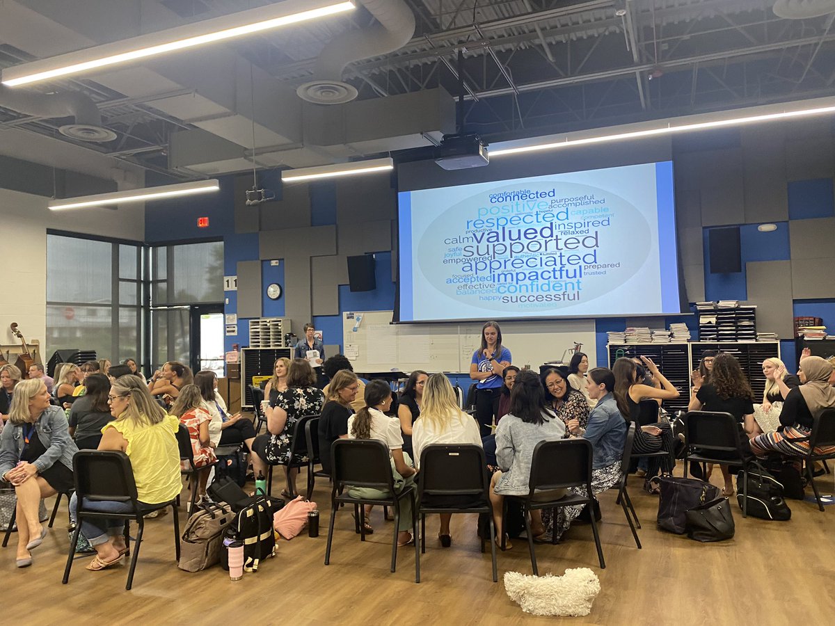 And we’re back! Great day of learning with colleagues and continuing our work around #Ruler by developing our building charters. #63empower #63success