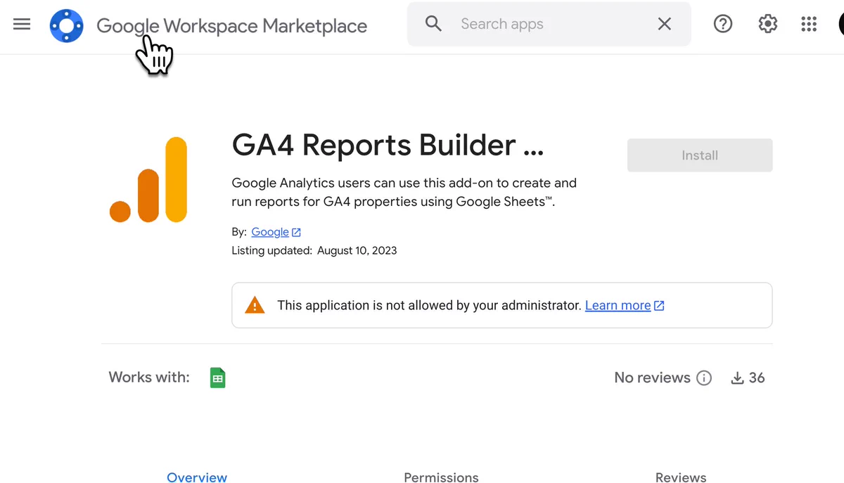 The official Google Sheets connector for Google Analytics 4 is now available: https://t.co/YBwAY0be38”