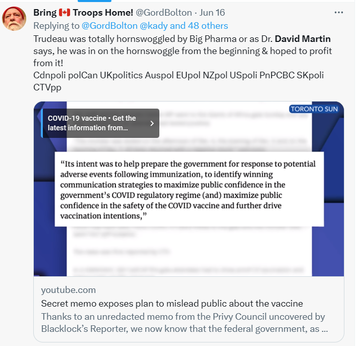 GordBolton's tweet photo. @kady @LeonaAlleslev @DavidLametti @CTVNews @VassyKapelos @CBCNews @globalnews @RobertFife @MercedesGlobal @Puglaas @JustinTrudeau @liberal_party @Rob_Oliphant @CommrRCMPGRC @CTV_PowerPlay @cafreeland @MinCanadaFA @mbouchardmtl @LoisLeeTV @calebmaupin @99freemind @wikileaks @TulsiGabbard @TruNews @realEdwardSzall @OSCE @UN @yfblanchet @CPC_HQ @theJagmeetSingh @RosieBarton @CBC @CBCMorningLive @CandiceBergenMP @NDP @antonioguterres @OlafScholz @ABDanielleSmith @CDCgov @JefferySachs @NATO @PierrePoilievre @SLangeneggerCBC @robcolin @AntonioGuteres @EvanLSolomon @marciayoungcbc @jnorthcottCBC In the years leading up to Op COVID there was a flurry of lawsuits over patents relating to the #MSH3 "door opener" protein, #GainOfFunction work on Coronavirus & mRNA technology
Cdnpoli polCan UKpolitics Auspol EUpol NZpol USpoli PnPCBC SKpoli CTVpp
https://t.co/DzBUnPXtgE https://t.co/fGNfv6Jpkd