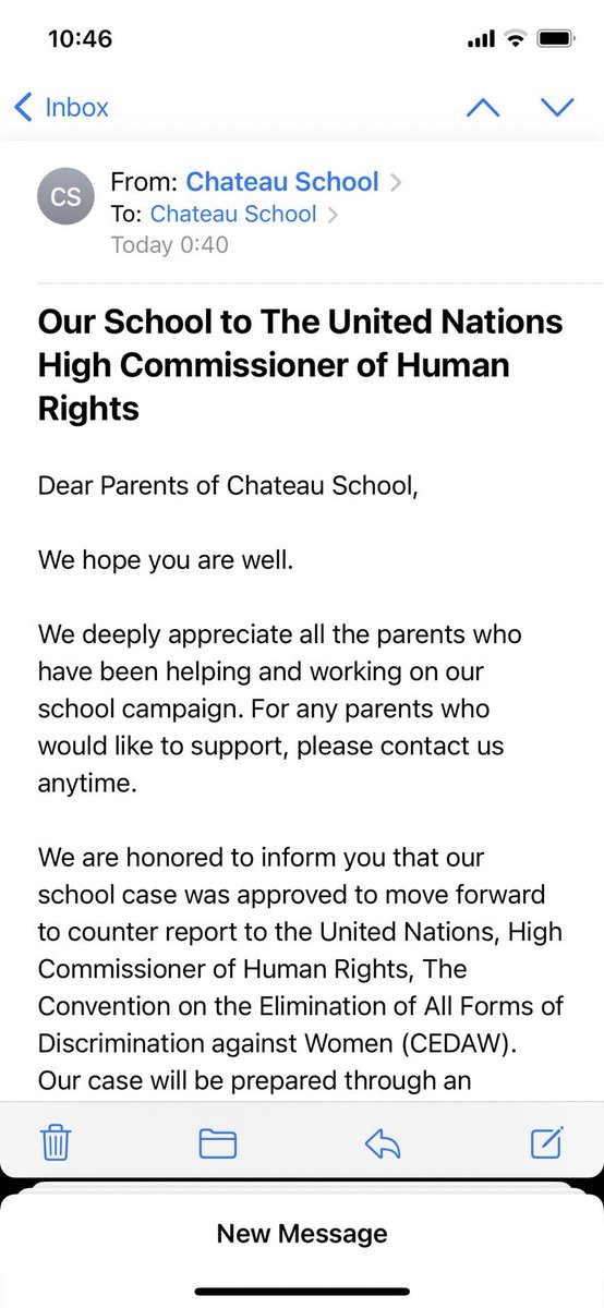 flockibear's tweet photo. The school emailed parents on the 17th of March to inform them that they were moving to a new location. So no children were present when the eviction happened. They had staff over the weekend moving equipment to temporary location! シャトースクール https://t.co/ihGnAEh9Xo