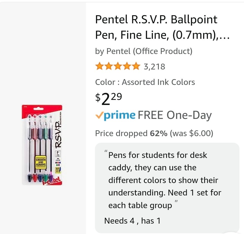 Gr8educ8tor's tweet photo. @4thgrade4thewin Thanks for helping out! I teach a 2nd 3rd split of gifted students. They challenge me everyday and I enjoy providing them all the support they need.  #clearthelist ? Thanks💚💙https://t.co/jYjaTUeFJW

#back2school #clearthelist2023 #AdoptATeacher https://t.co/esaOVyENfU
