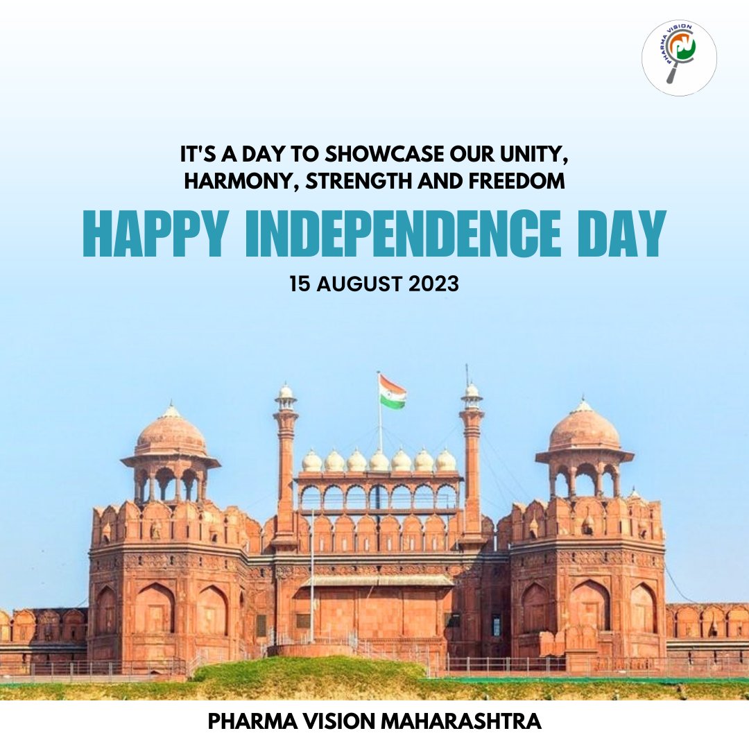 Wishing Everyone a Happy Independence Day! 
Let's celebrate the spirit of freedom and unity 🇮🇳

Team Pharma Vision