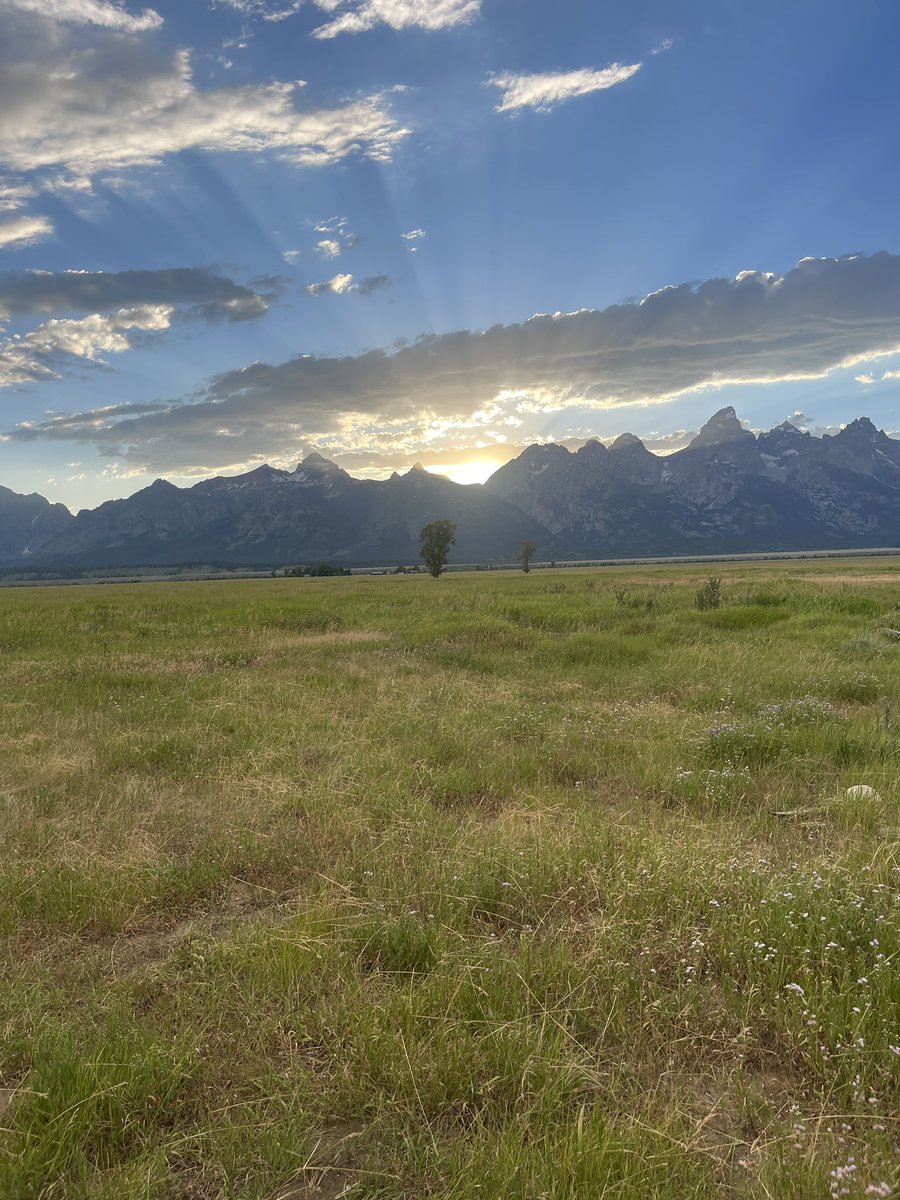 Missing the Tetons already!  At home recovering from a scapula fracture
