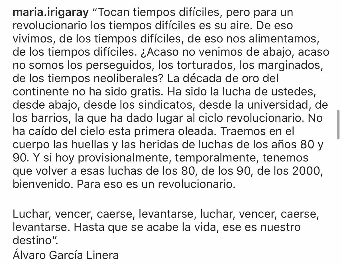 María Irigaray (@mariairigaray) on Twitter photo 