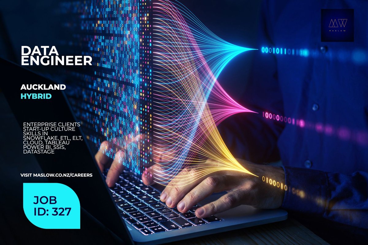 MaslowNZ's tweet photo. https://t.co/mwwsAFFGiM
#dataengineer #consultancy #snowflake #businessintelligence https://t.co/5M3epZrw1j