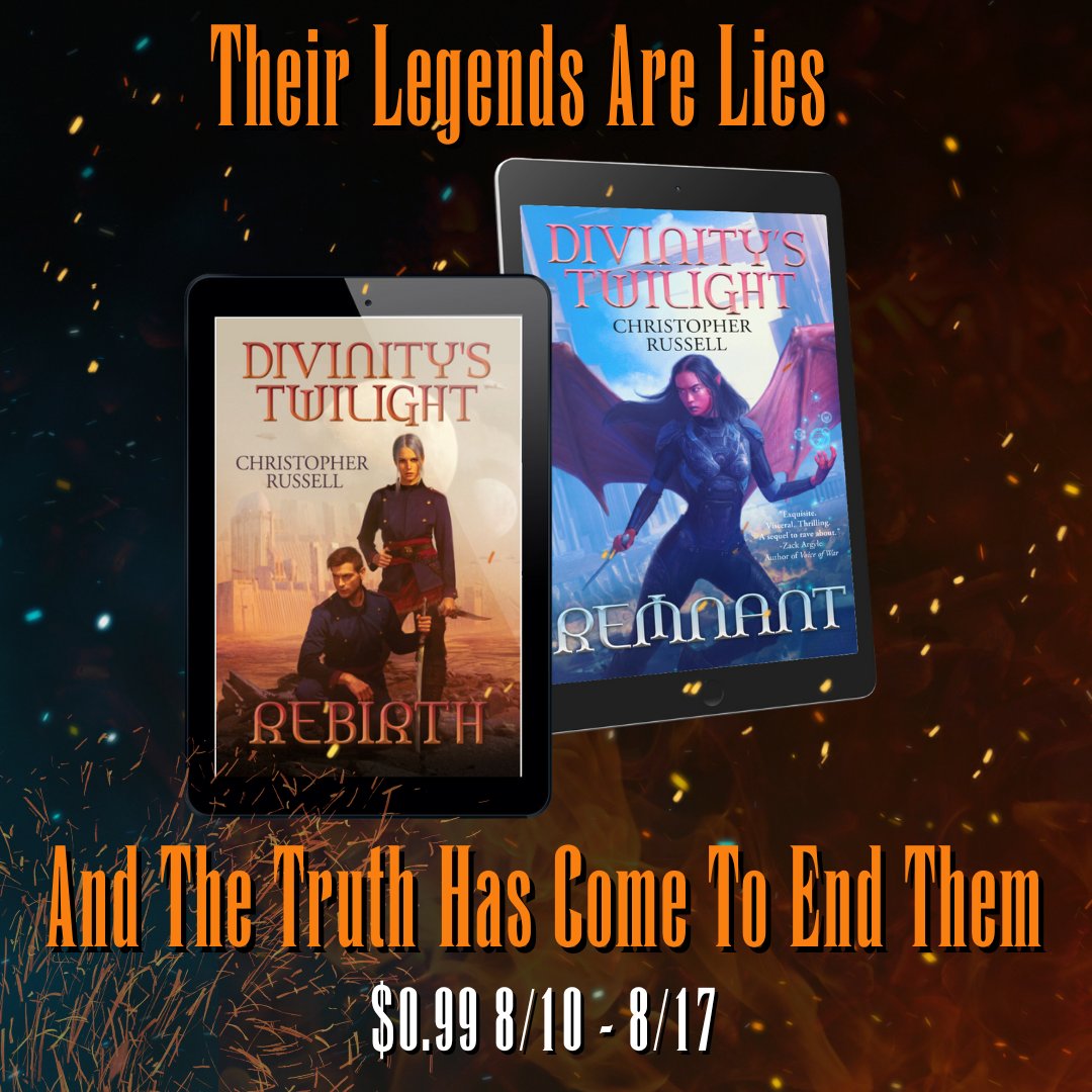 Chris_DT_author's tweet image. Elon&apos;s cheeks are red, 🥵
The Twitter logo was blue, 🥶
My Divinity&apos;s Twilight series is on sale, 💸
So please buy a book or two. 📚

Was that enough to distract the algorithm? Then hurry and check out my steampunk epic fantasy that @AndrewsWizreads calls, &quot;The Indie Cosmere.&quot;