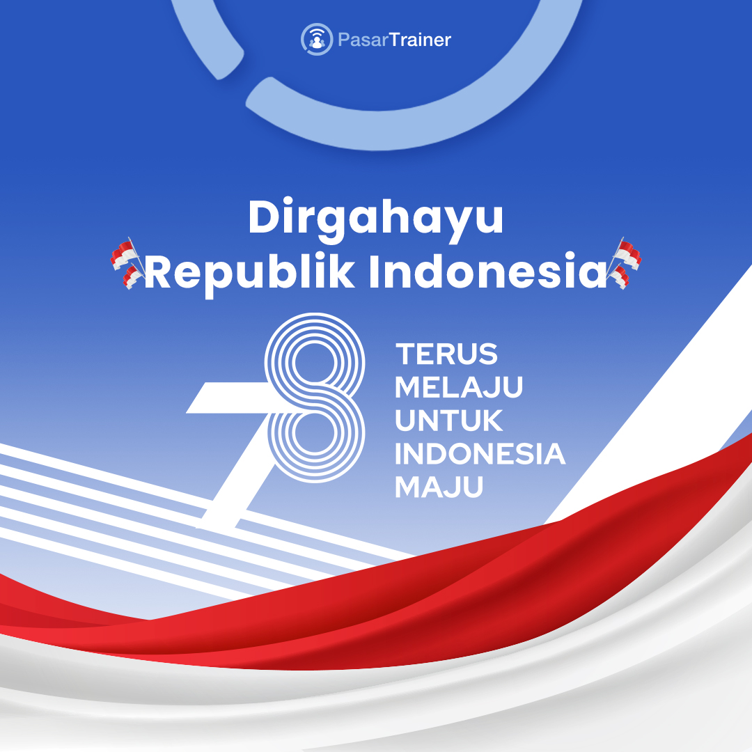 PasarTrainer's tweet photo. Selamat hari kemerdekaan Republik Indonesia yang ke 78 tahun. Mari kita jaga dan tingkatkan semangat kebangsaan. Terus melaju untuk Indonesia maju! 🇮🇩

#17agustus #harikemerdekaan #HUTRI78Tahun #HUTIndonesia #pasartrainer https://t.co/lHejC2iiQr