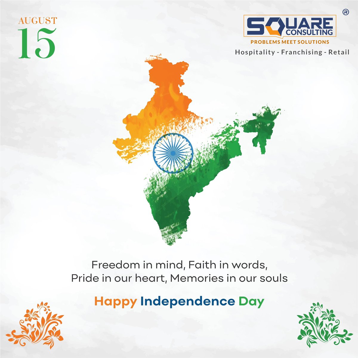 Celebrating Businesses Towards Success on the 77th Celebration of Indian Independence 🇮🇳✨ 

Here's to the spirit of independence and growth! 🌟📈#IndependenceDay #BusinessExcellence #GuidingSuccess #IndianIndependenceDay #HarGharTiranga 
#IndiaSurgesAhead #India