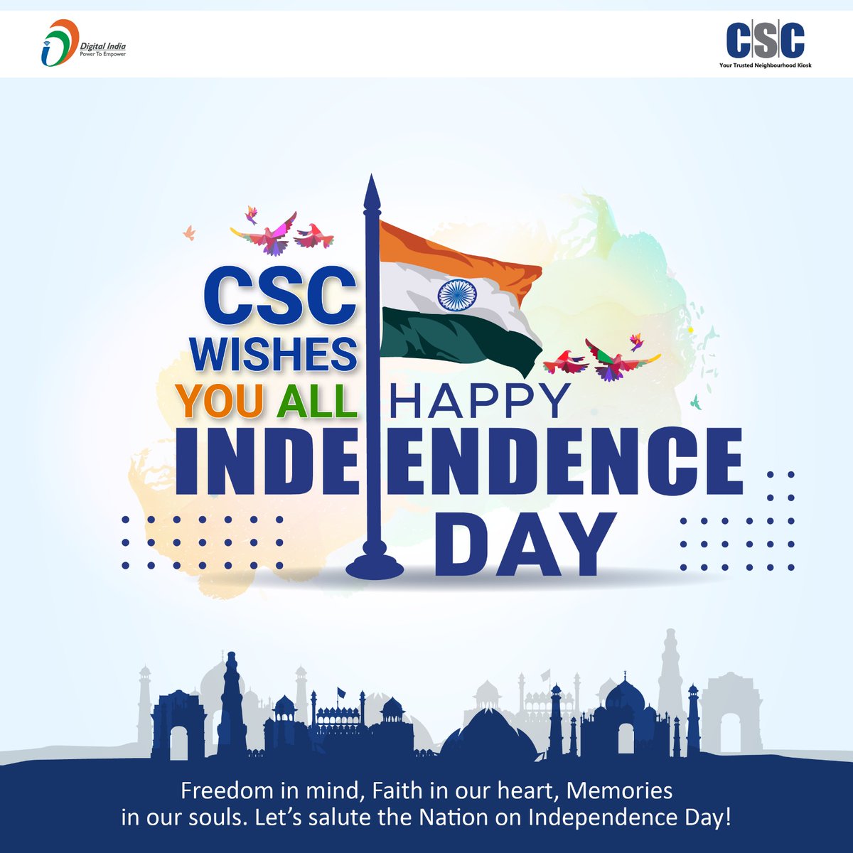Sanjay K Rakesh (@sanjaykrakesh) on Twitter photo #HappyIndependenceDay  Let's promise to ourselves, that each day we will perform our responsibilities towards our country without any complaint and make our #India feel proud.
Jai Hind ! <a href="/CSCegov_/">CSCeGov</a>  <a href="/cscacademy/">CSC Academy</a> #HappyIndependenceDay  Let's promise to ourselves, that each day we will perform our responsibilities towards our country without any complaint and make our #India feel proud.
Jai Hind ! <a href="/CSCegov_/">CSCeGov</a>  <a href="/cscacademy/">CSC Academy</a>
