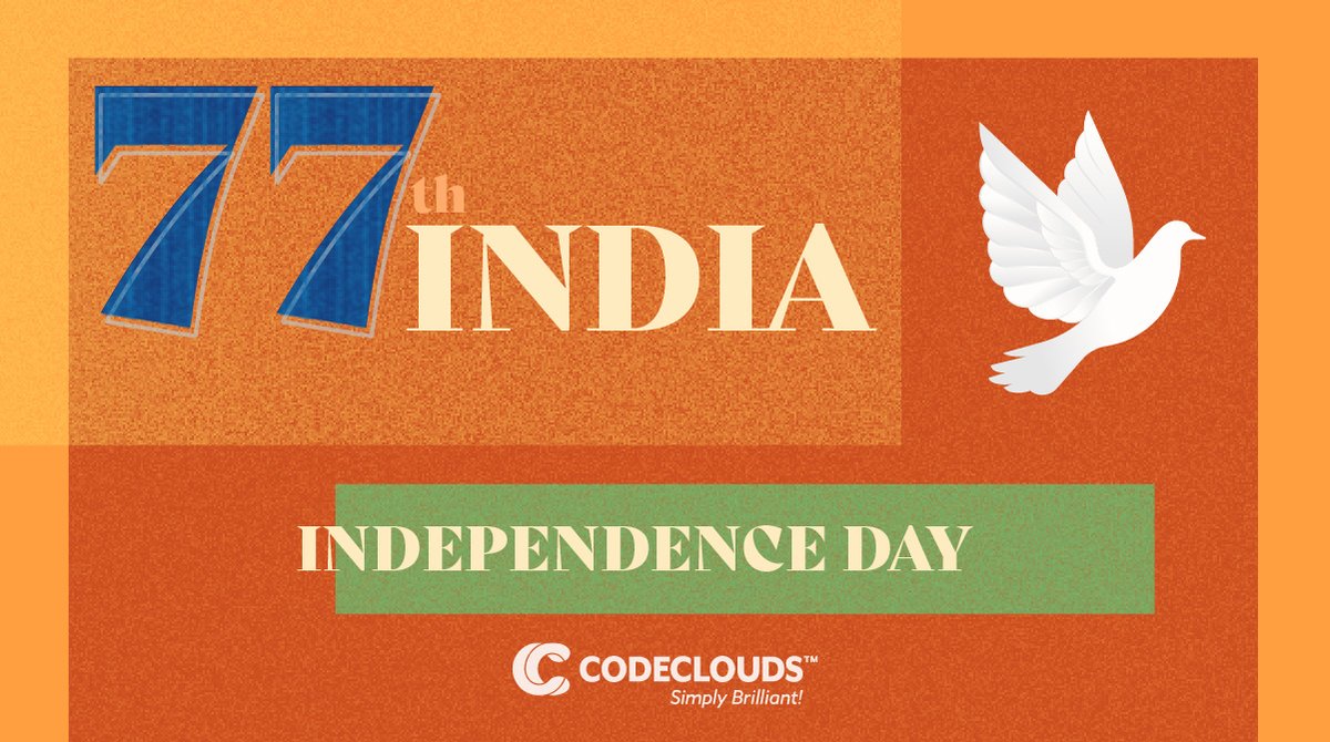 codeclouds's tweet photo. Here's to celebrating the spirit of independence and the power of unity. Jai Hind!
#IndianIndependenceDay #ColorsOfFreedom #CodeClouds https://t.co/e5ewJL3vc5