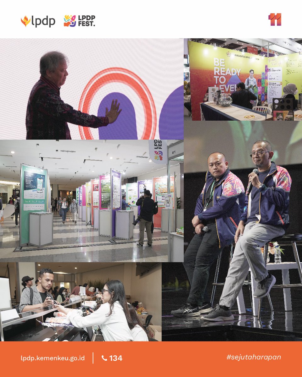 LPDP_RI's tweet photo. Lagi-lagi 3000 orang memenuhi The Kasablanka Hall, meski acaranya tak sebanyak hari pertama, namun pengunjung masih begitu antusias mengunjungi arena Job Fair, Research Fair, dan Edu Fair.
#LPDPFest #LPDP #DiriuntukNegeri #UangKita #SejutaHarapan https://t.co/8RPjuW9qxl