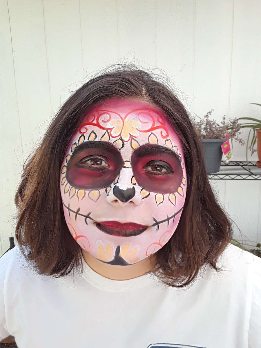 BloodiedDomain's tweet photo. My cousin offered to be my first test subject.... Got a ways to go, but it came out better than I thought it would. https://t.co/0Ry4Fiznhu
