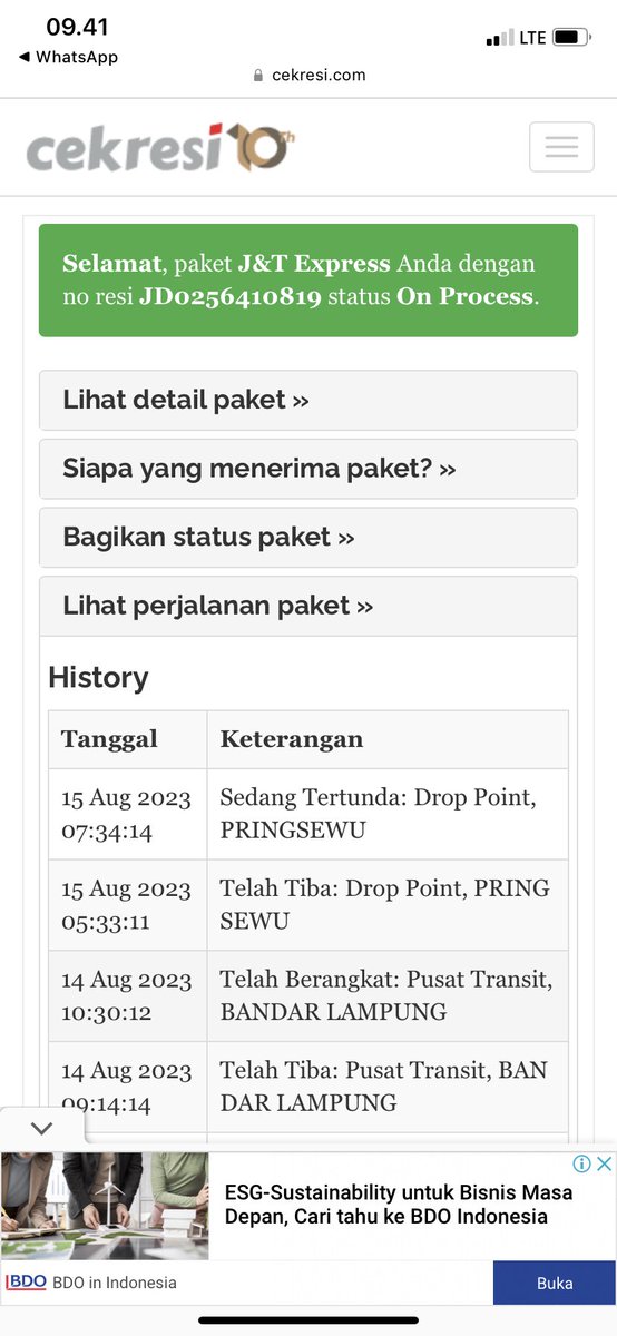 Darling04890295's tweet photo. @jntexpressid @jntexpressid paket saya seharusnya tujuan sukoharjo jawa tengah kok bisa sampai arah pringsewu lampung? https://t.co/7Pk2cXGH2G