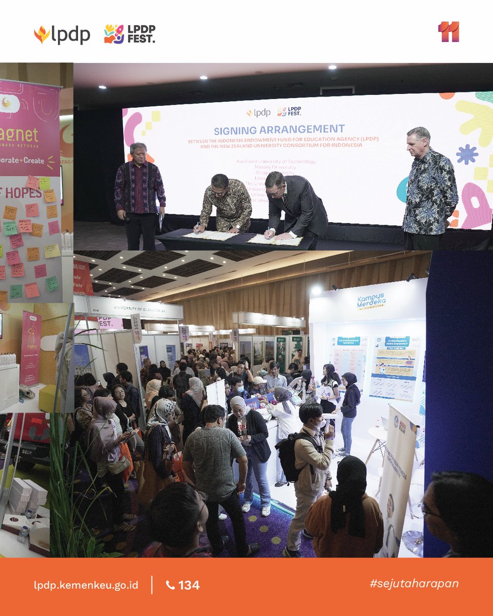 LPDP_RI's tweet photo. Pagelaran Budaya dari Swara Jawalara Hawara turut menghibur pengunjung, beberapa kampus dan penyelenggara beasiswa lain juga turut mengambil panggung memaparkan informasi.
#LPDPFest #LPDP #DiriuntukNegeri #UangKita #SejutaHarapan https://t.co/JAgWKT0k54