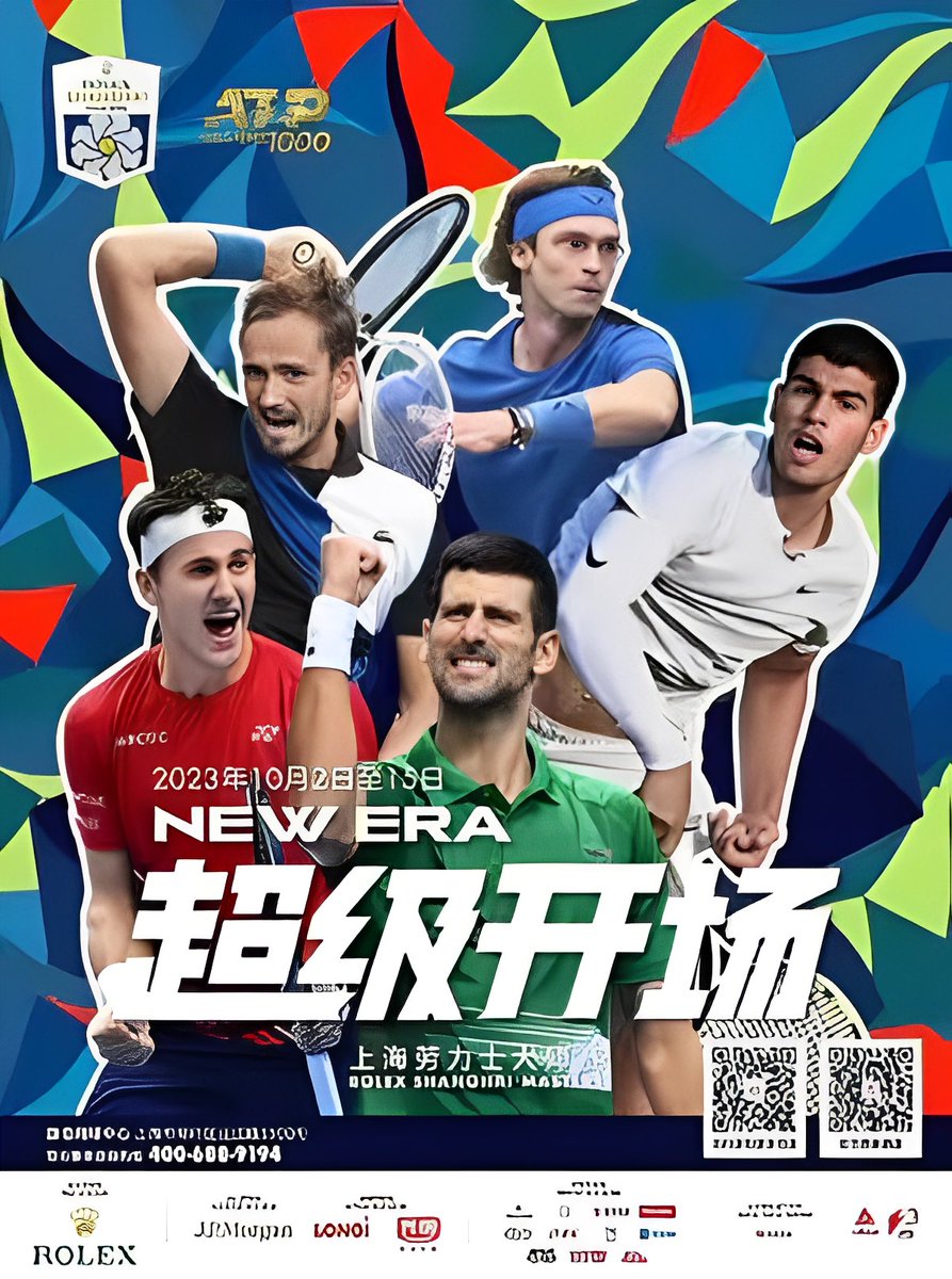 ShLetsMeet's tweet photo. Good news for #tennis fans🎾! The #English #ticketing service for the 2023 Rolex Shanghai Masters (@SH_RolexMasters) is now available online. Click the link to secure your tickets: https://t.co/Nf78rwt90Y
#CityBuzz #UrbanTips https://t.co/beUKr4SfuC