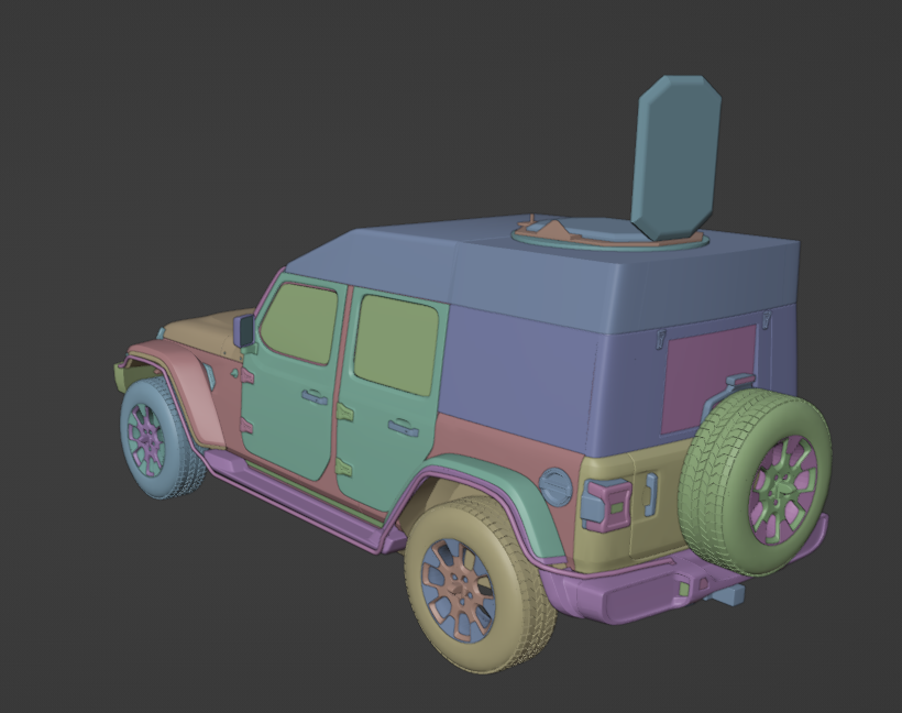 _CORALHD_'s tweet photo. Hey chicos como están, les muestro unos avances del modelo de la Jeep de las fuerzas del orden en Panamá.

Estará disponible en un jueguito de #roblox #robloxdev #Panama, y pues lo modele en blender #b3d https://t.co/17pJnkdxxi