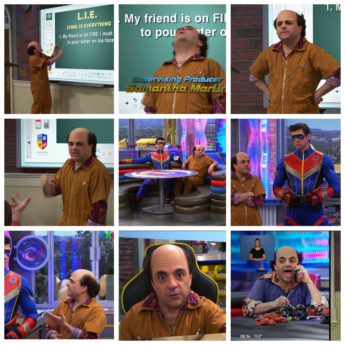 MatiMetrovich's tweet photo. Schwoz @Dave_Ramos en #FuerzaDanger #FindeEnNick Temporada 1 episodio #NaceLaFuerzaDanger en @telefe 🦸♂️🦸♂️🦸♀️🦸♀️🐐 https://t.co/E68qXqsMja