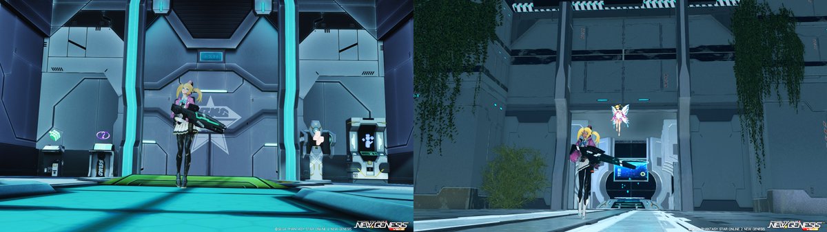 HoshinoTippy's tweet photo. Verschmelz Almati is easily my favorite NGS camo so far! As a rifle, it has obvious design callback to the Oracle Fleet ARKS' standard issue carbine. (More commentary below...)
#PSO2 #PSO2NGS #PSO2NGS_SS #PSO2GLOBAL #PSO2Classic #lore #rifle #rangerclass #Leciel https://t.co/wpFNvApSL8