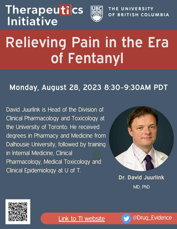 Therapeutics Initiative (@drug_evidence) on Twitter photo 🆕 SPECIAL #prescribing WEBINAR 🚨
💊What have we learned about prescribing #analgesics?
💊How should we treat pain when #opioid overdoses have become an intractable epidemic?
Speaker: Clinical Pharmacologist <a href="/DavidJuurlink/">David Juurlink</a>
Register: ti.ubc.ca/juurlink-analg…
#pain #MedEd 🆕 SPECIAL #prescribing WEBINAR 🚨
💊What have we learned about prescribing #analgesics?
💊How should we treat pain when #opioid overdoses have become an intractable epidemic?
Speaker: Clinical Pharmacologist <a href="/DavidJuurlink/">David Juurlink</a>
Register: ti.ubc.ca/juurlink-analg…
#pain #MedEd
