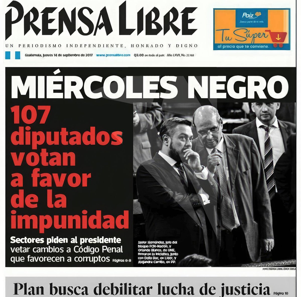 BArevalodeLeon's tweet photo. El partido UNE, de Sandra Torres, se ha aliado con los mismos corruptos de siempre que han saqueado a Guatemala durante tantos años en cada oportunidad que han tenido.

Que no les vendan que van a estar mejor, es momento del #CambioyFuturo. 

#DebateArévalo #VotaArévalo https://t.co/ZUEZJaBIJo