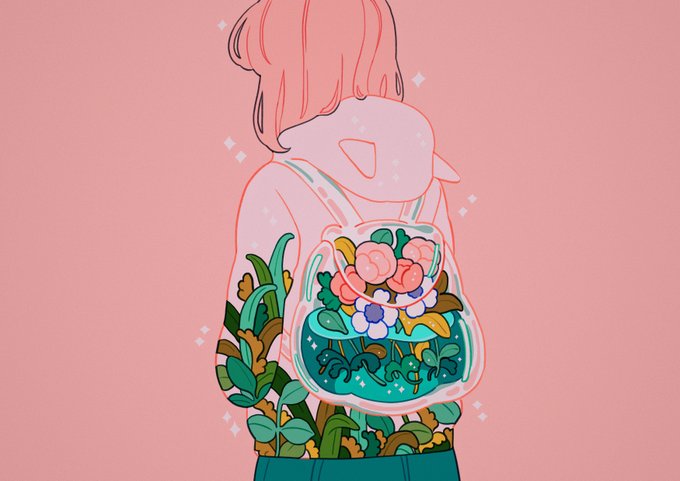 「pink bag」 illustration images(Latest｜RT&Fav:50)
