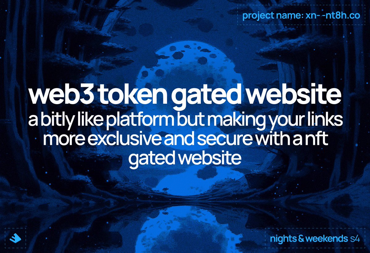 avsolem's tweet photo. 🛠 Building an Web3 - Token Gated Website to turn any link into gated url. @_buildspace #buildspaces4 https://t.co/t4JXmCVocK