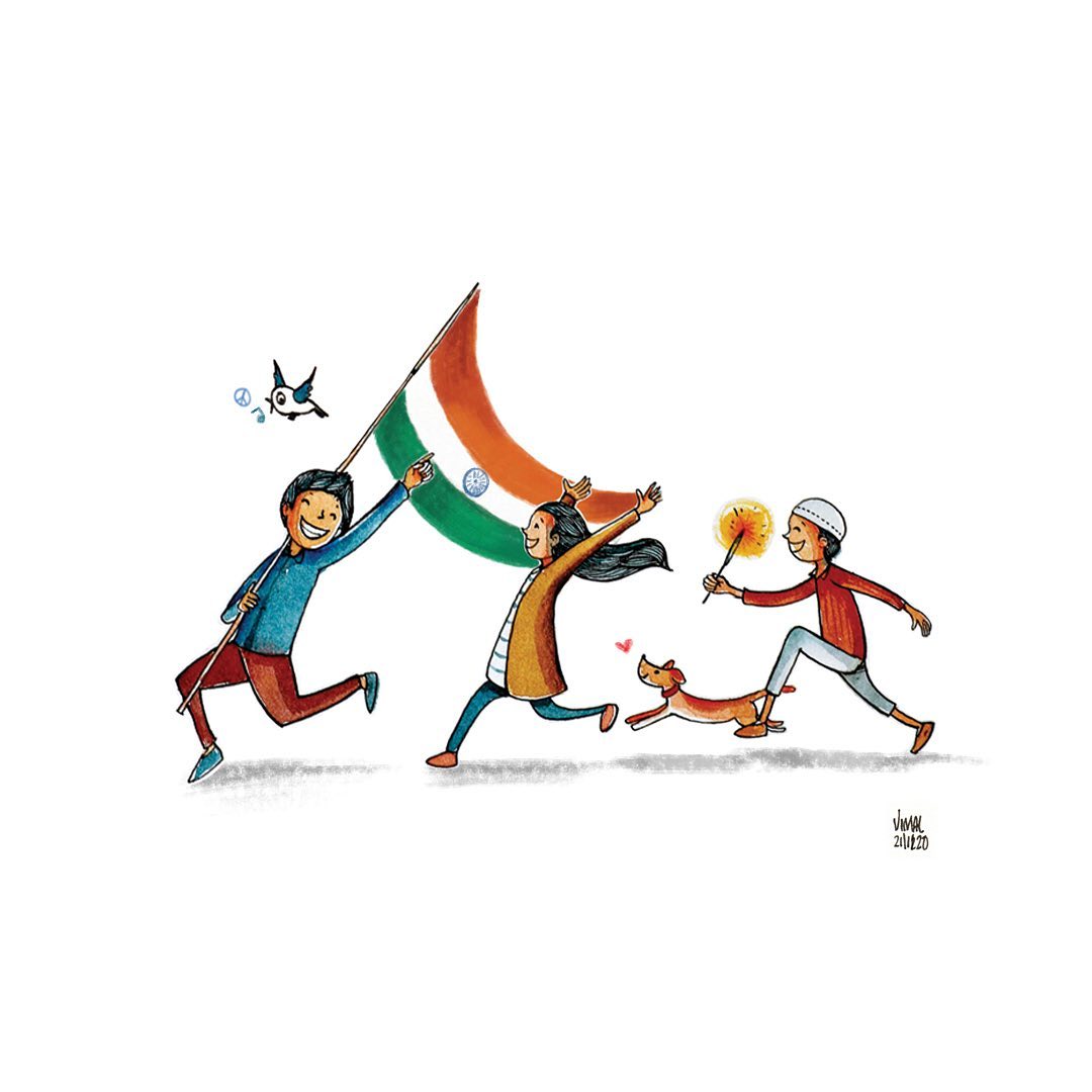 'विजयी विश्व तिरंगा प्यारा झण्डा ऊँचा रहे हमारा' Happy Independence Day. 🇮🇳 | #IndependenceDay2023 |