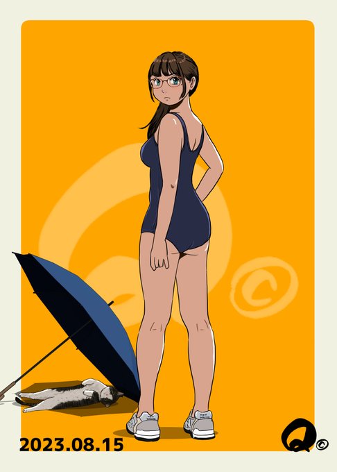 8/15㊋のモカちゃん🌪️
謎の「日焼け宣言」から2日目。
背中もしっかり焼きます🤎 