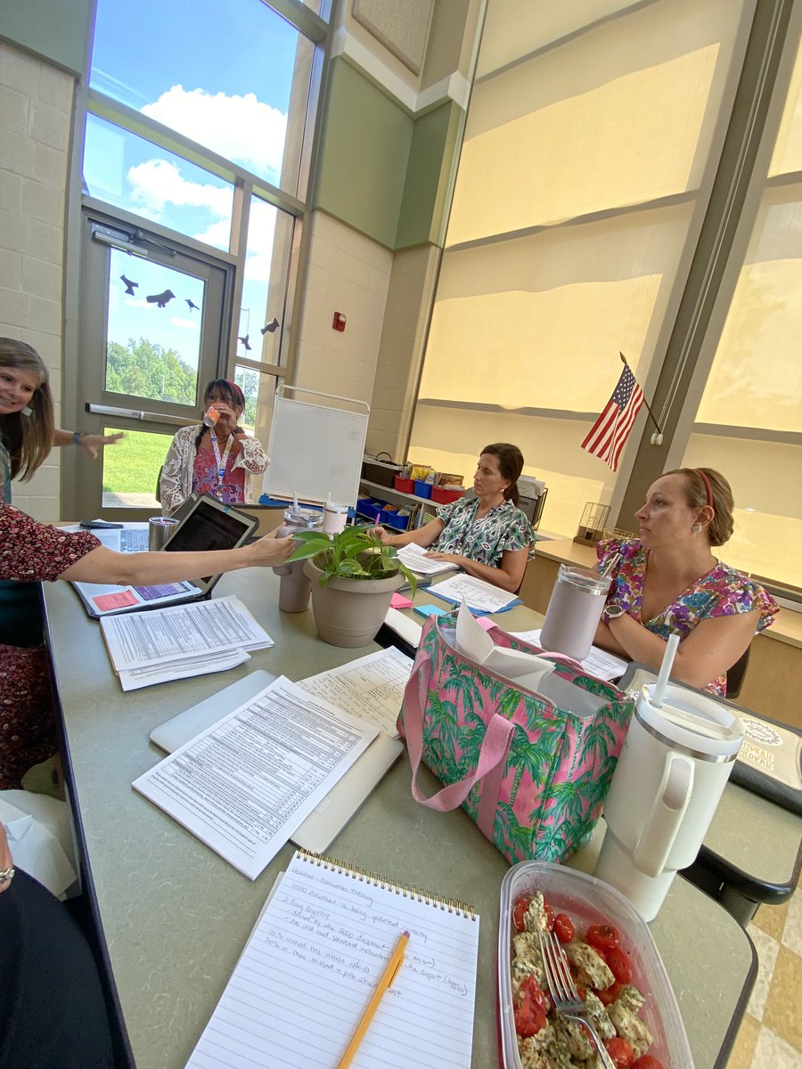 Our team enjoyed a lunch and learn session today with our school psychologist who talked w/ us about comprehensive educational evals and answered all of our questions. We learned so much and feel better equipped when talking to families and teachers about evals.  <a href="/MGESliteracyRTI/">MGES Literacy Intervention Team</a>