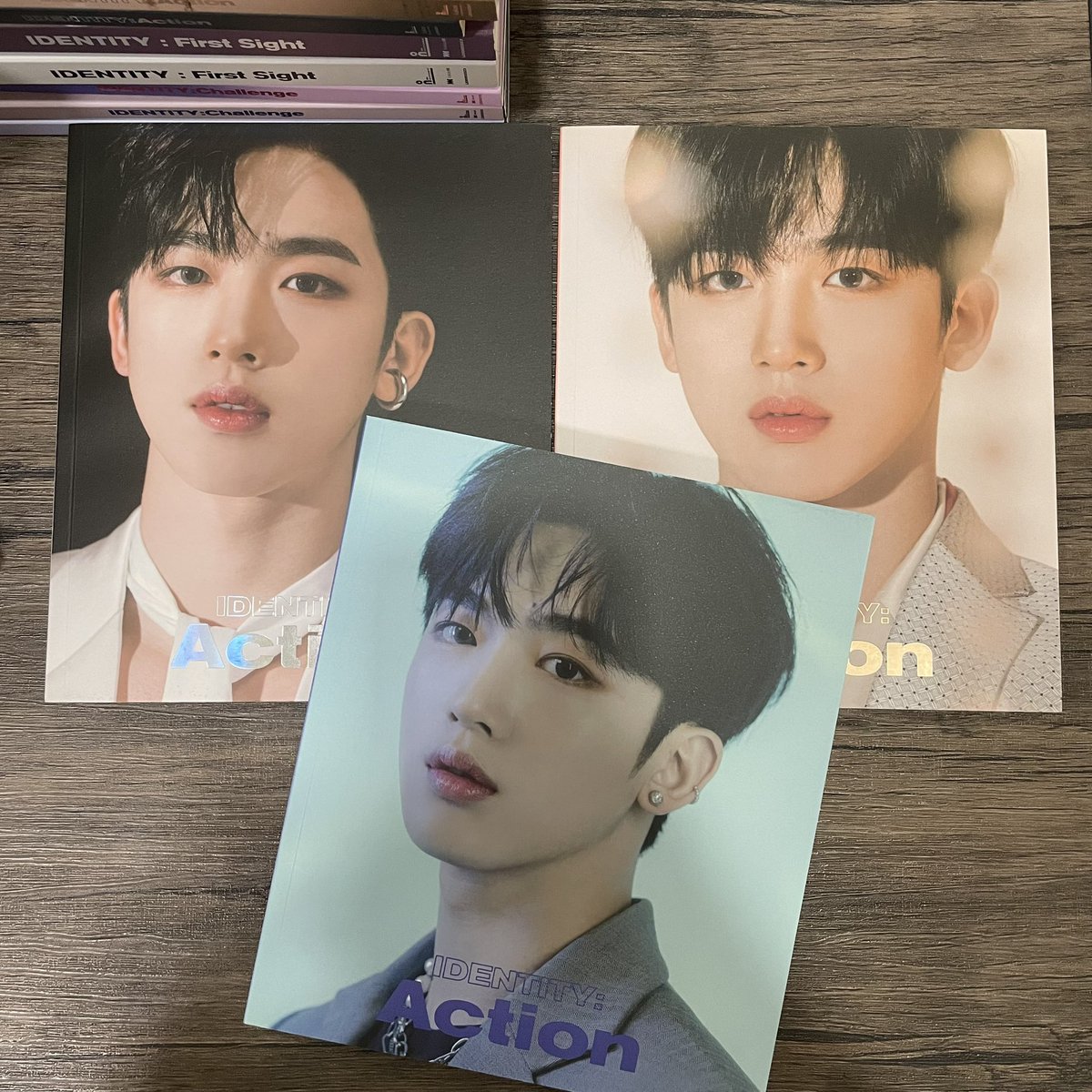 bbiyocart's tweet photo. wts lfb ph only 
#bentawei

identity: first sight to action unsealed albums

ㅡ ₱450 take all
ㅡ pb, sleeve, cd, folded posters
ㅡ all yohan photobooks
ㅡ in good condition, onhand

mop: gcash bpi
mod: sdd ggx sco

kim yohan first sight challenge action wei album rui https://t.co/CYsaDO6v7F