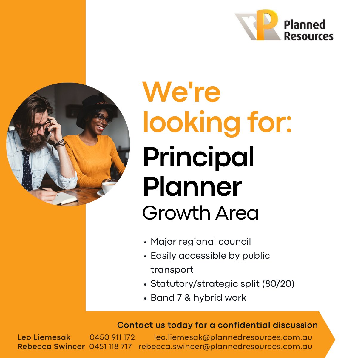 Principal Statutory Planner: Ideally you'll have experience in Statutory Growth Area Planning (either government or consulting). Or you're Planner keen to step up to Band 7!

More: seek.com.au/job/69141993 via <a href="/seekjobs/">SEEK</a>

- 2 days office/3 WFH
- Near trains &amp; parking

#tweetmyjob