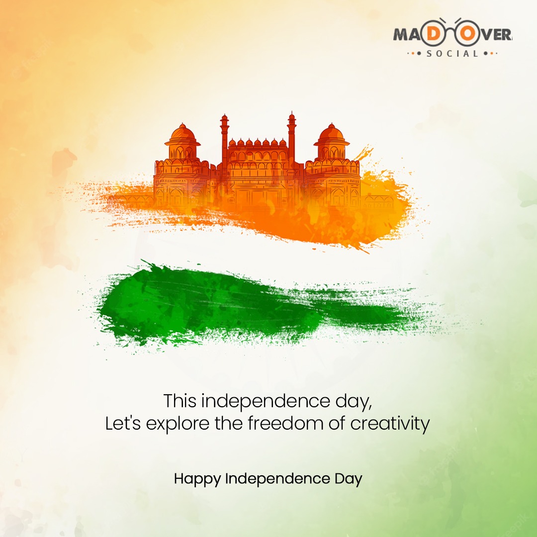 madoversocial's tweet photo. Here's to the land of the free and the home of the brave. 

Happy Independence Day! 🇮🇳✨ 

#MadOverSocial #IndependenceDay #proudtobeindian https://t.co/KiXty42tes