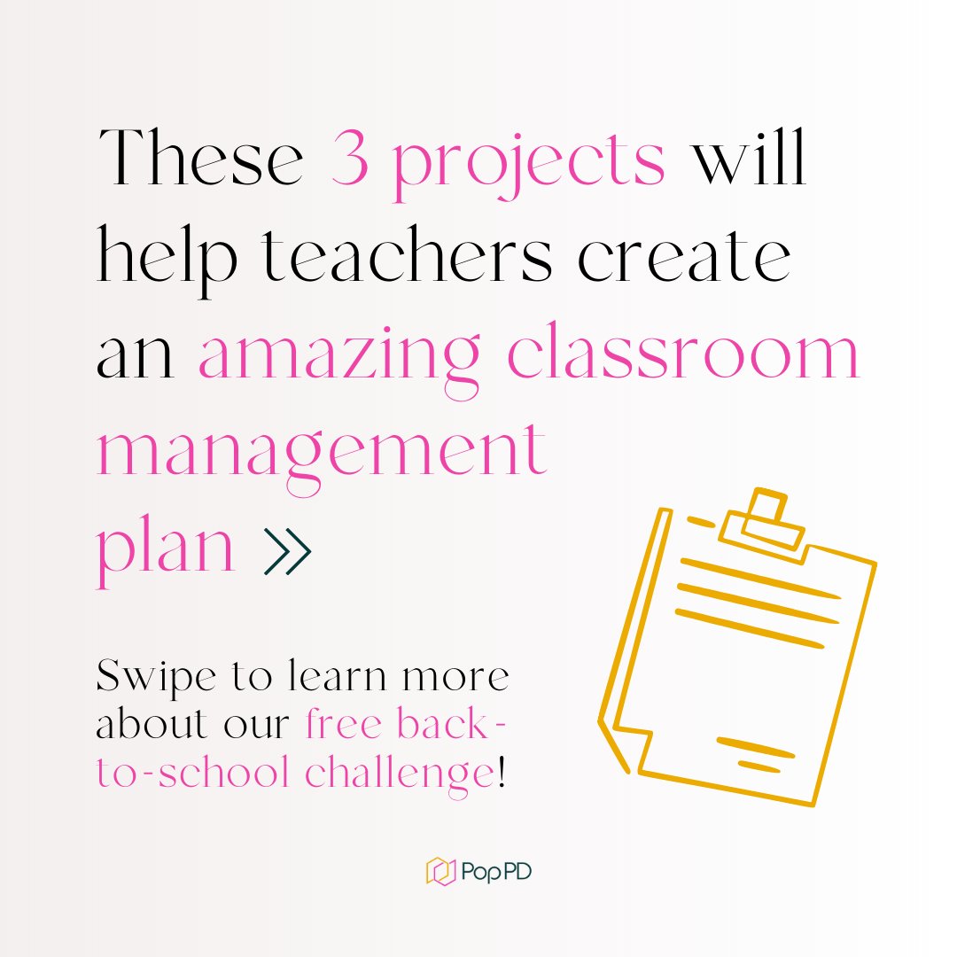 poppdco's tweet photo. Calling all secondary teachers! Join our free Back To School Planning Challenge and head into the first week of school feeling confident and prepared. Get planning today: https://t.co/HMrJWiyVuQ

#BacktoSchool #TeacherPD #SecondaryTeacher https://t.co/mgAIdQmXk5