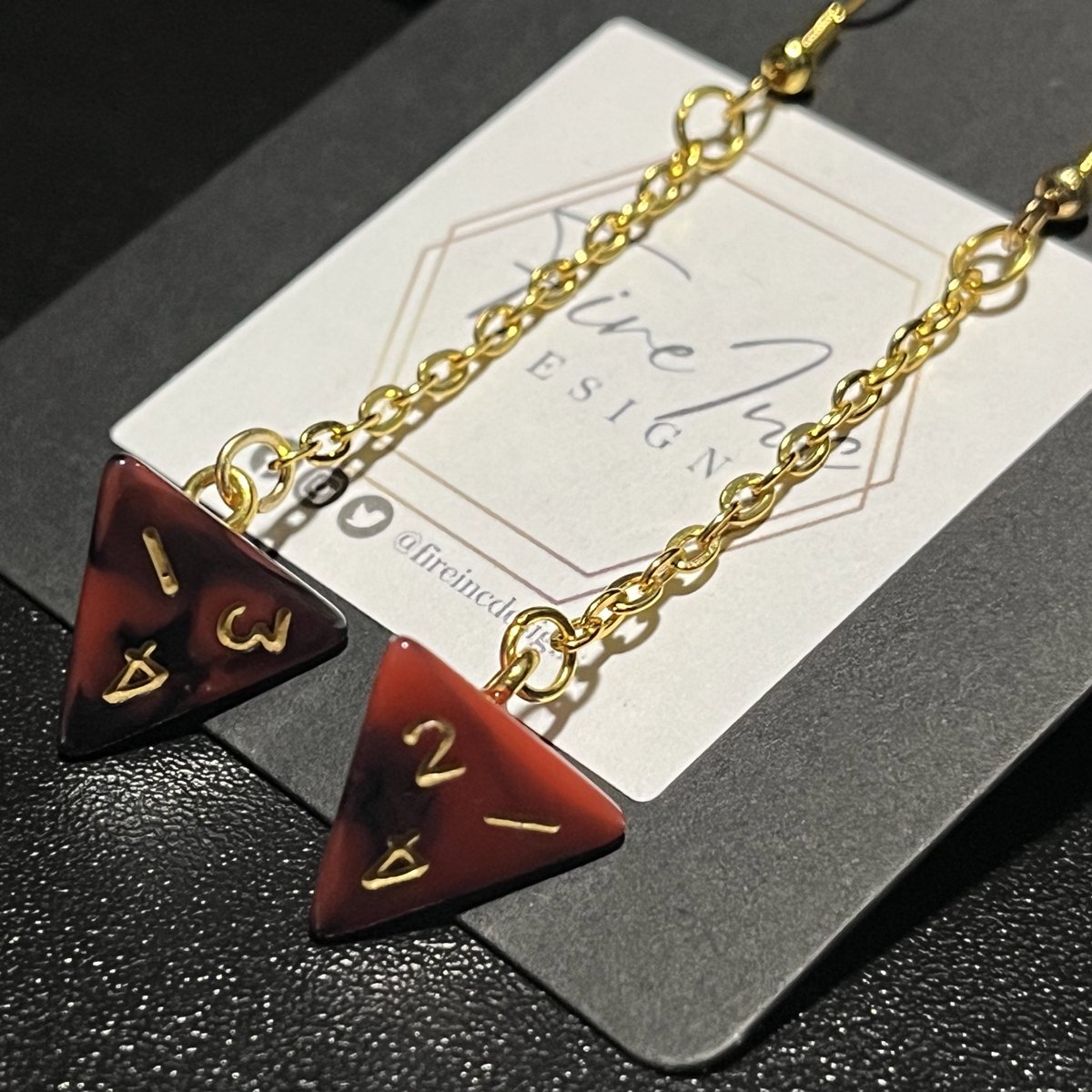 I wasn’t kidding when I said I was going to make a pair of earrings for my Die RPG game on Tuesday! 
Those of you who’ve played - can you guess which Paragon I’m playing?