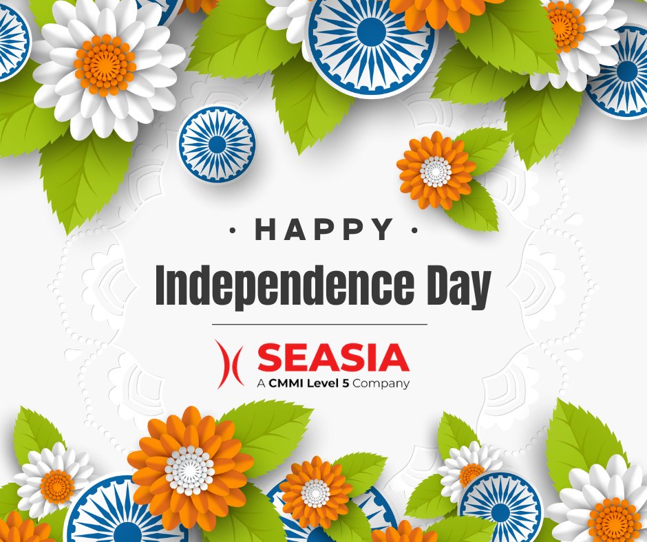 Seasiainfotech's tweet photo. #IndependenceDay | Embracing the spirit of freedom, we remember the sacrifices that paved the way for our independent tomorrow.

From the Seasia family to yours, here's to India’s indomitable spirit.

Happy Independence Day!

#independencedayindia #15august https://t.co/l8JZbkHG6T