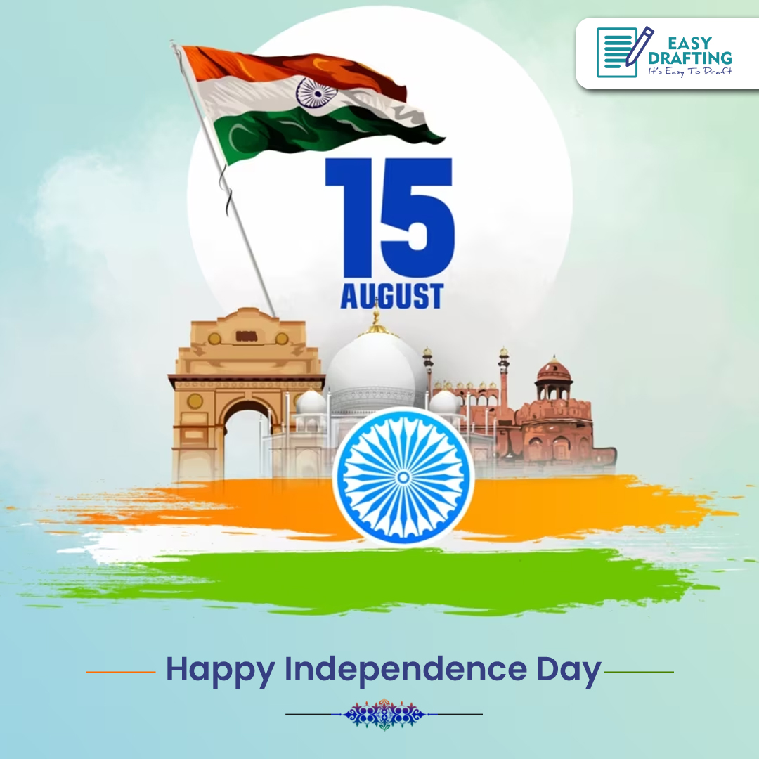 EasyDrafting's tweet photo. To be free is the most beautiful thing in the world. Happy Independence Day!

#IndependenceDay #India #Easydrafting https://t.co/uhMJBaP91U