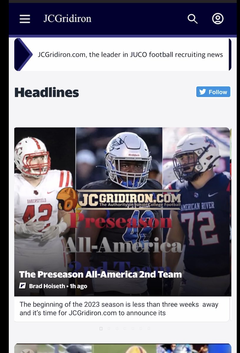 ChandlerNixon4's tweet photo. Blessed to be named preseason all American @CerritosFB https://t.co/YFYNuGX3ts
