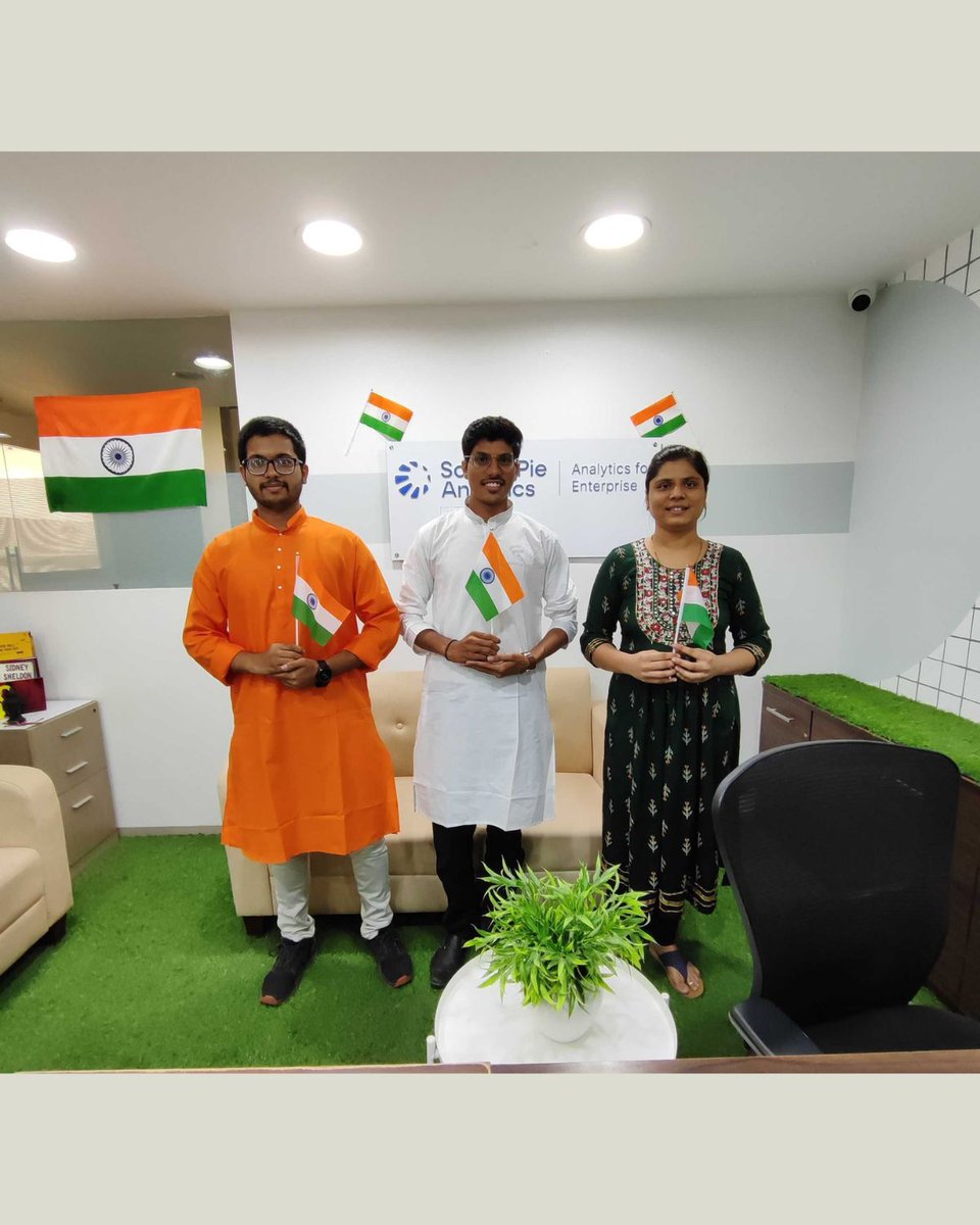 WeAreScatterPie's tweet photo. Saluting Freedom and Unity at the Workplace!✨

ScatterPie Pune, Mumbai, and Delhi offices celebrate Independence Day together! 🇮🇳
Embracing the spirit of freedom and diversity as One Team!

#IndependenceDay #TeamUnity #ProudToBeIndian #OfficeCelebration https://t.co/R20jmHZlvF