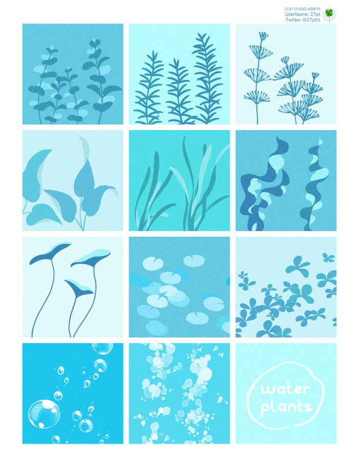 27pt(クリスタ素材) tweet media