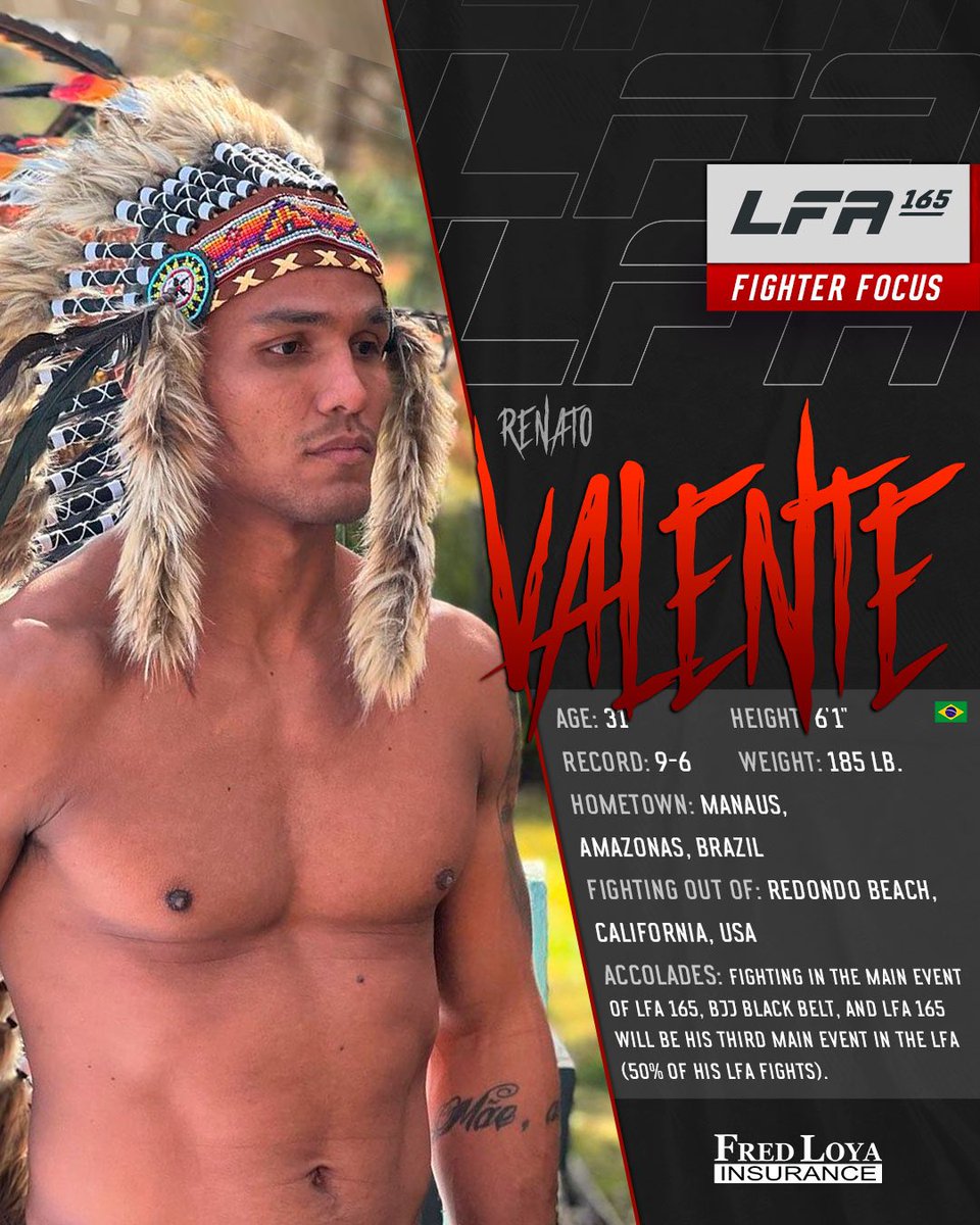 LFAfighting's tweet photo. #FighterFocus: Brazilian powerhouse @IndioValente returns to the LFA Octagon in the main event of #LFA165! 🏹

Powered By: @FredLoyaIns

Friday, August 18
#KaiserPermanenteArena
#SantaCruz, #California

🎫: https://t.co/0QyXFfWxlX

#MMA
#LFANation
@UFCFightPass https://t.co/25C57UAqQZ