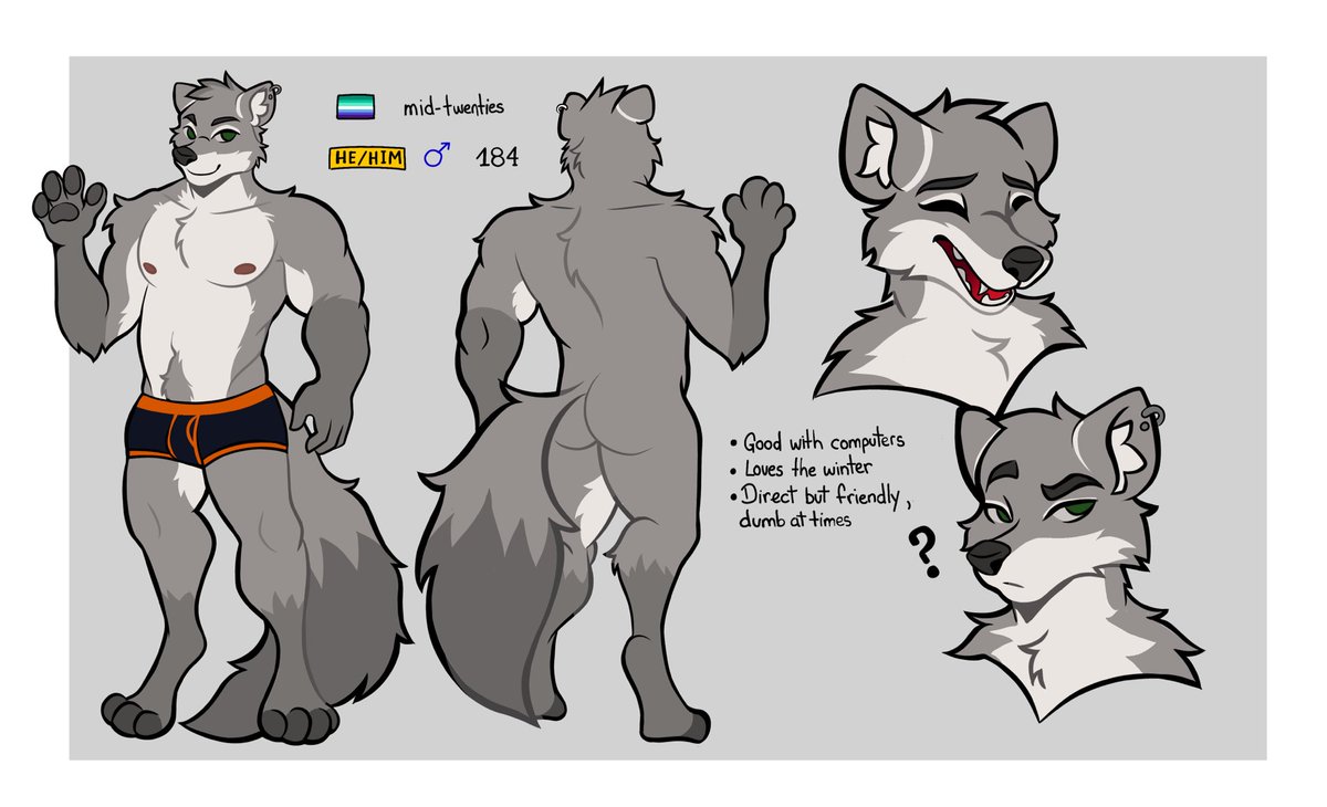 Meet Santeri! The arctic fox who loves the winter and warm cozy nights next to the fireplace with a hot mug of tea in hand.
Santeri was drawn by the talented <a href="/sw3etDemon/">asdfh_sketchh</a> !

#furryfandom