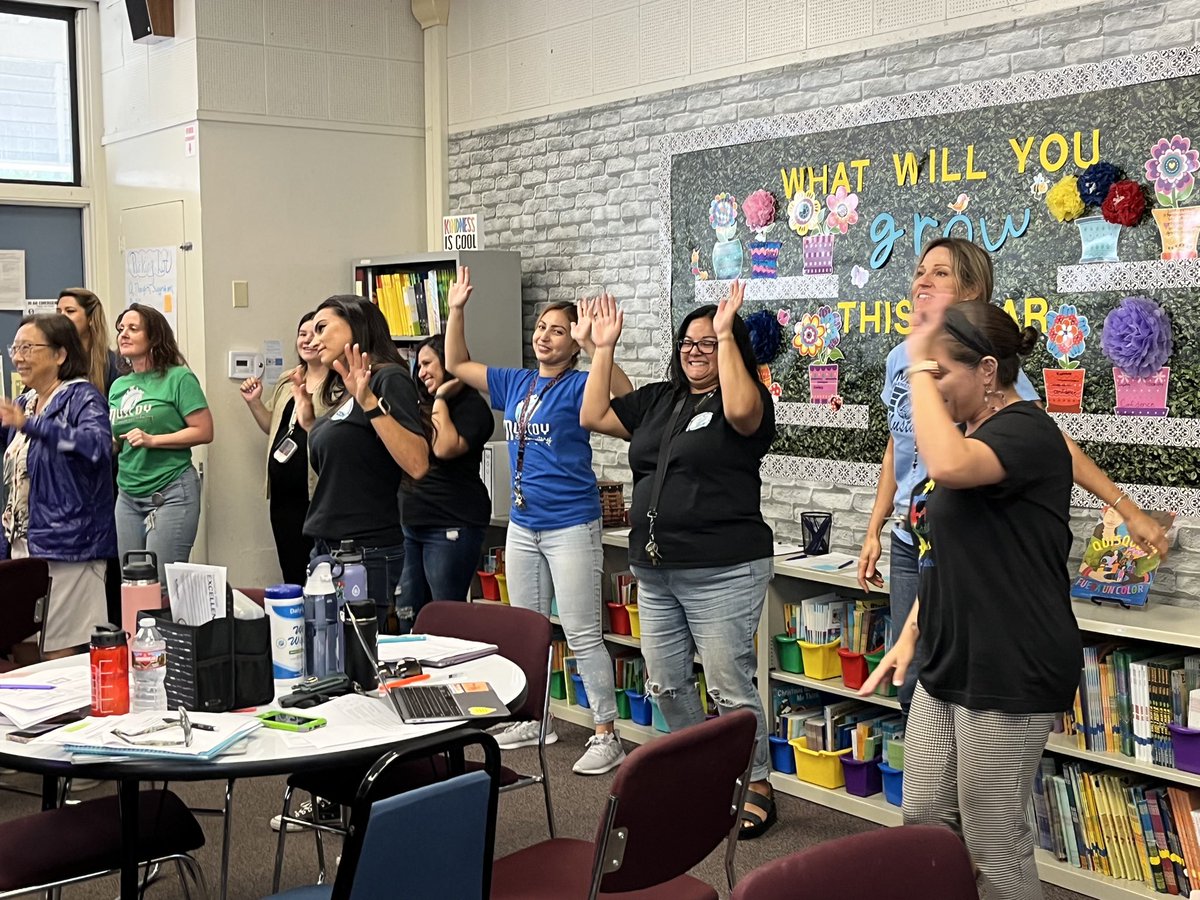 DanaJamison7's tweet photo. Teachers taking a little brain break during teacher collaboration ☺️😉. We all need a little time to let loose! @MuscoyE https://t.co/u1IUu1koPb