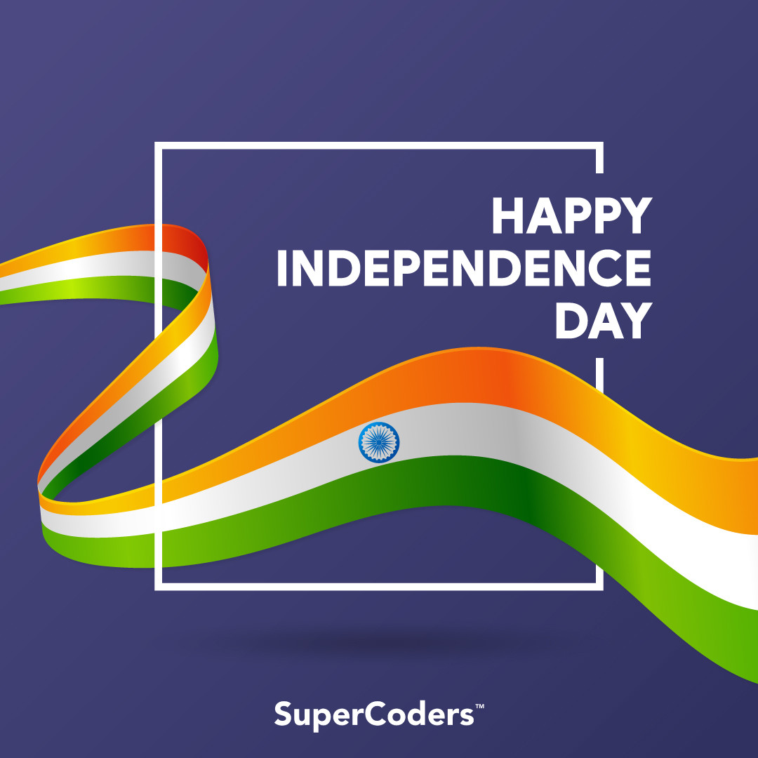 CodeQuotient's tweet image. We are proud to share that #SuperCoders is playing a small yet significant role in empowering India's tech industry with top-talent solutions.
Looking ahead, we aim to keep pushing for a future where innovation knows no limits.
Wishing you a wonderful Independence Day!
